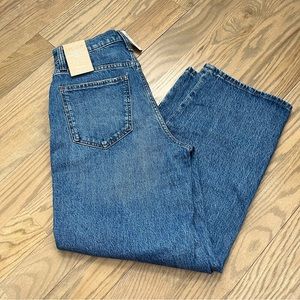 The Perfect Vintage Wide-Leg Crop Jean in Cresslow wash